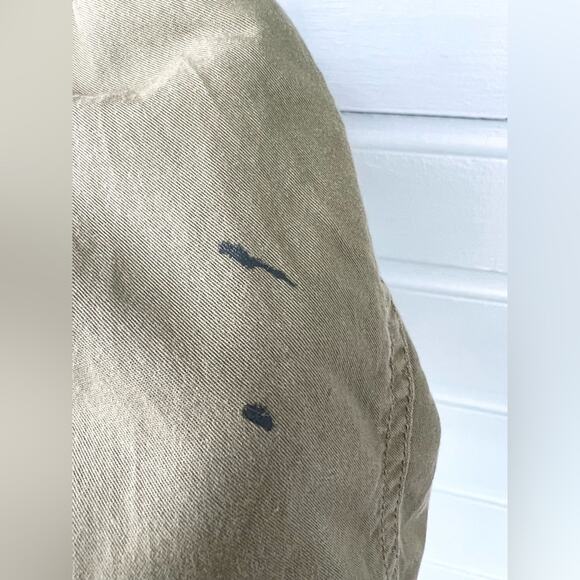 J Crew Crewcuts olive green army utility cargo field jacket preppy Barbour fall - Picture 8 of 9